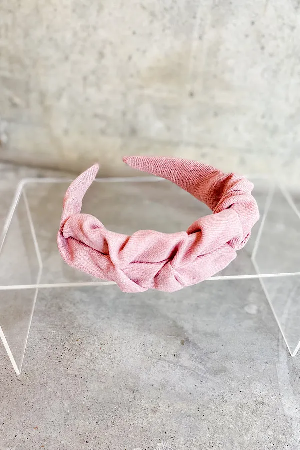 Emily Headband in Rose
