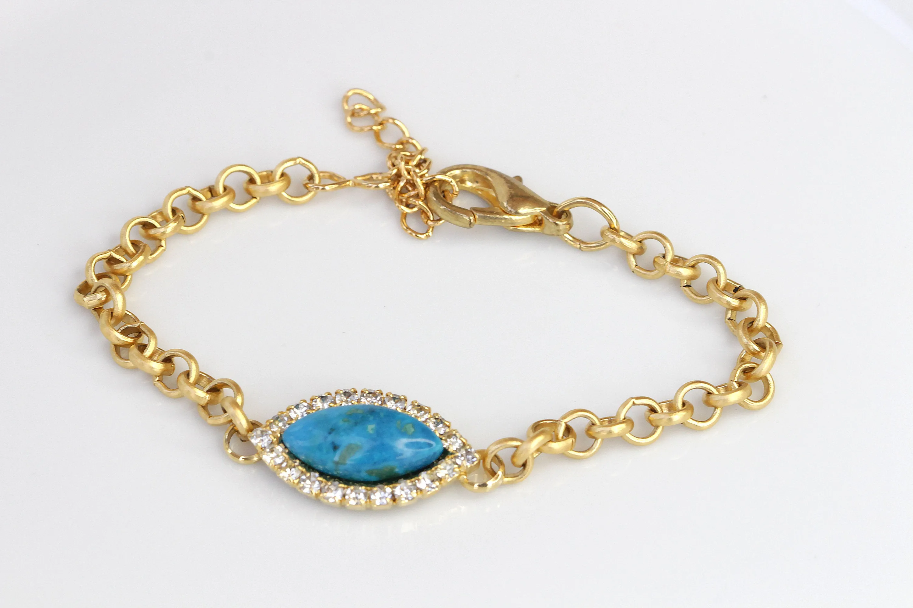Turquoise gold BRACELET